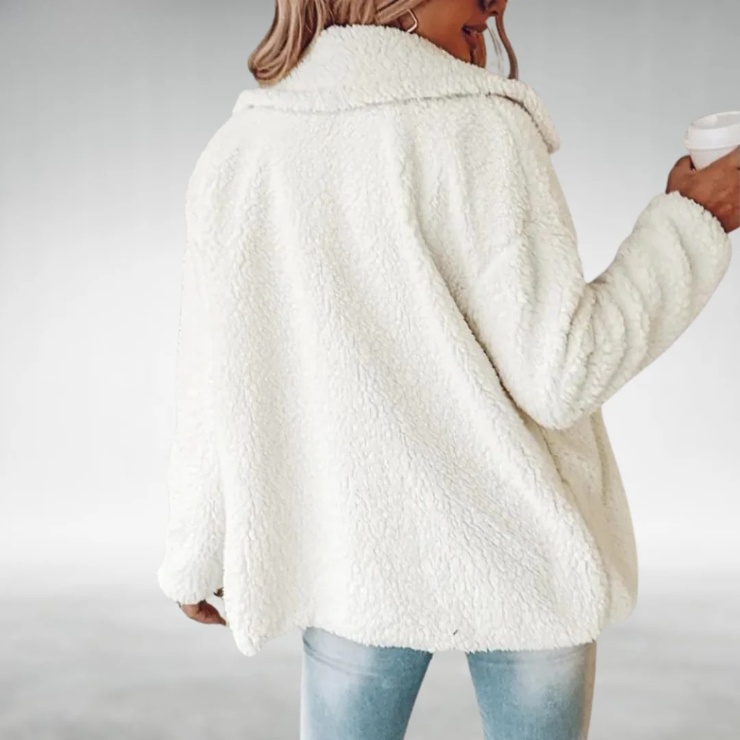 Lori™ Casaco Teddy Leopardo Confortável