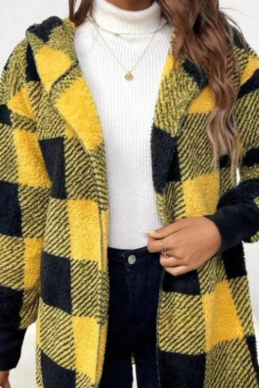 Alberte | Sweatshirt com Capuz Xadrez