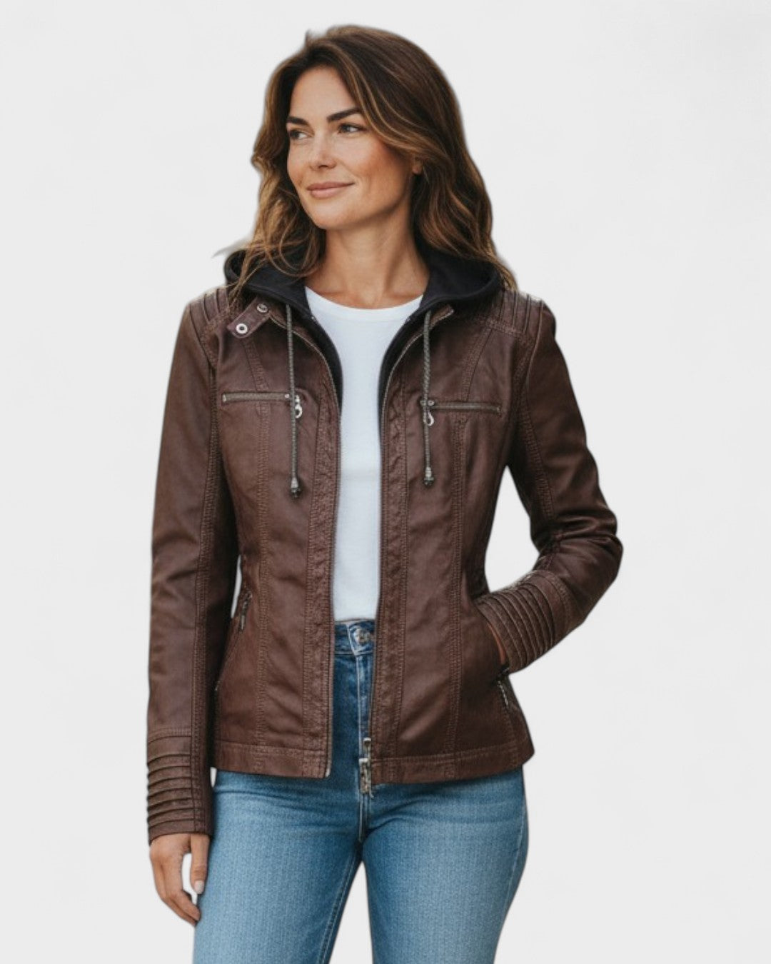 Alberte™ | Casaco de Couro