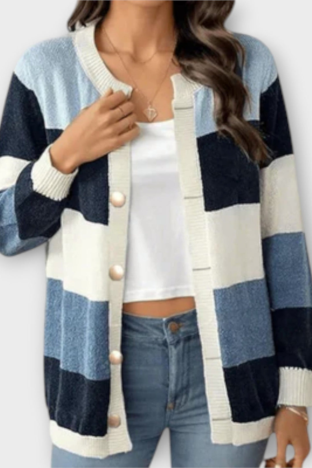 Amalie | Cardigan Listrado