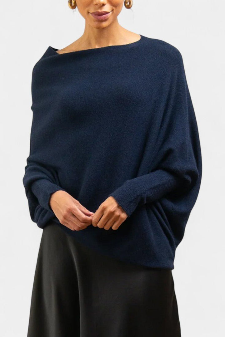 Andrea | Sweater de ombro caído