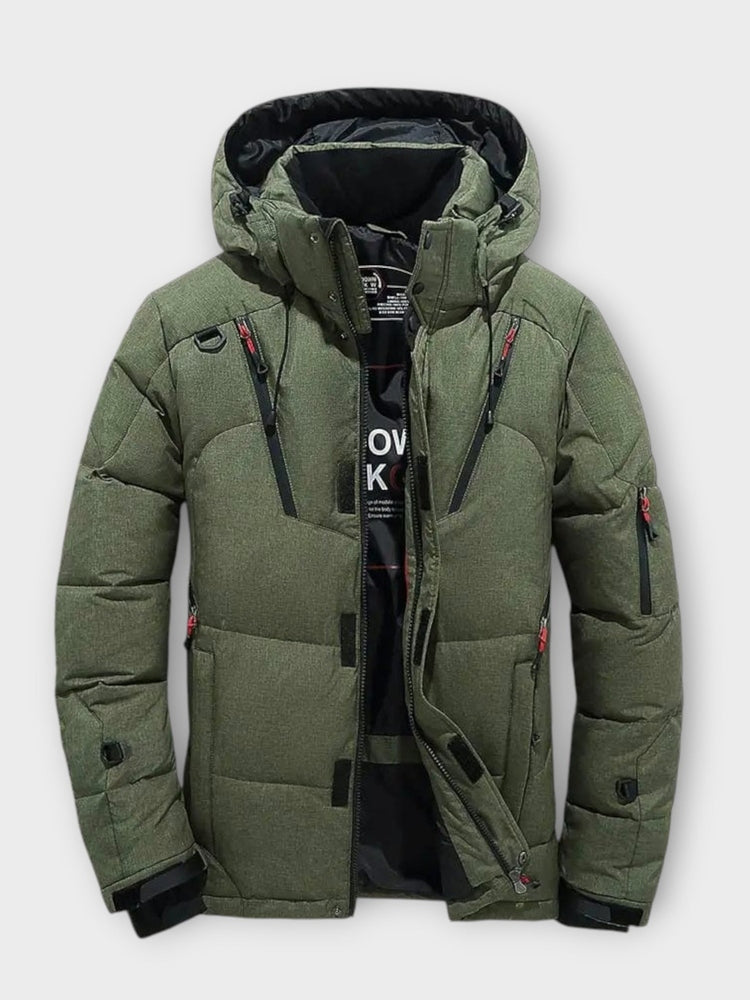 Arktis Pro™ | Parka de Inverno Masculina Sólida