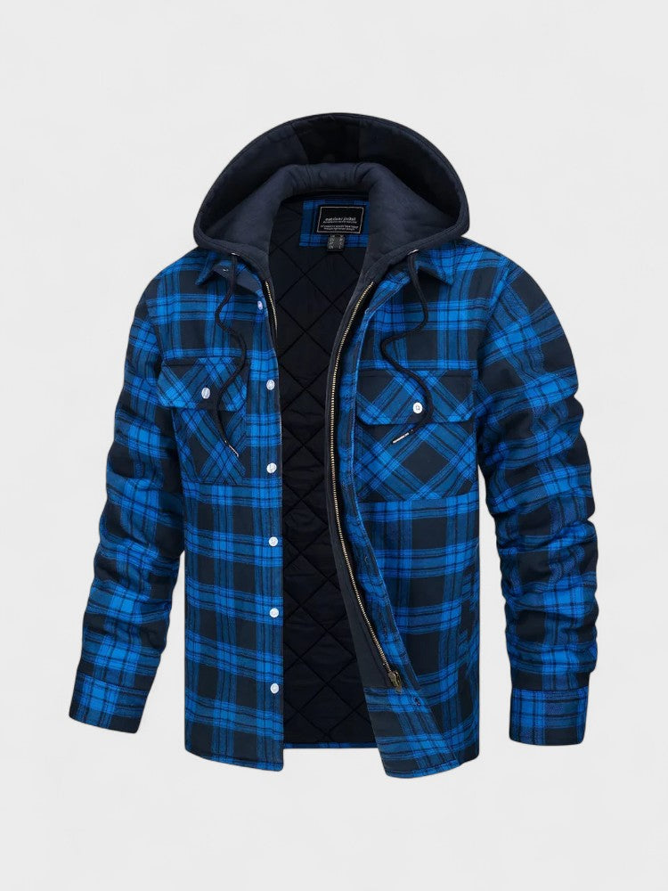 Asger™ | Casaco Masculino Quente em Mistura de Lã Premium