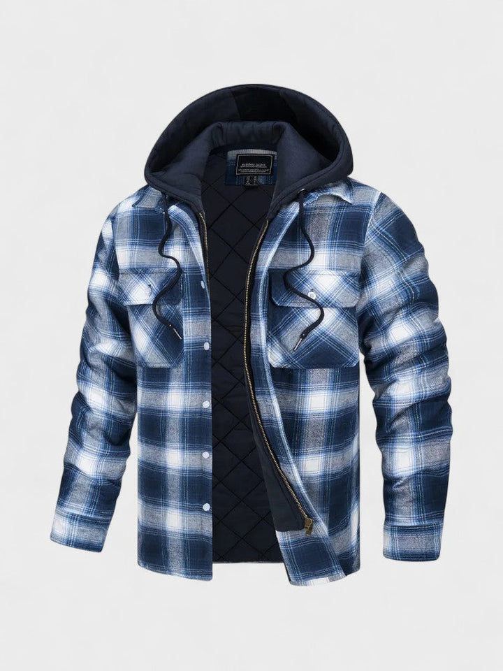 Asger™ | Casaco Masculino Quente em Mistura de Lã Premium