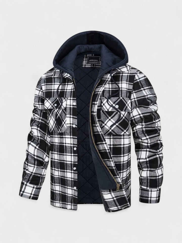 Asger™ | Casaco Masculino Quente em Mistura de Lã Premium