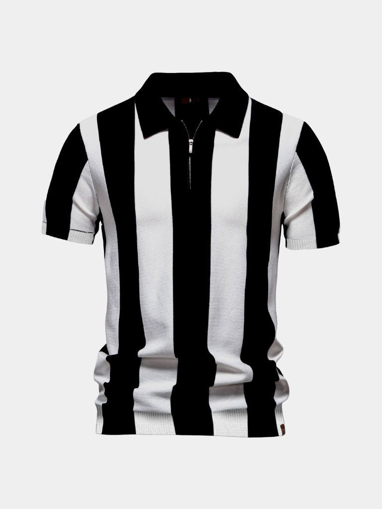 Bo™ | Polo Listrado Marinho