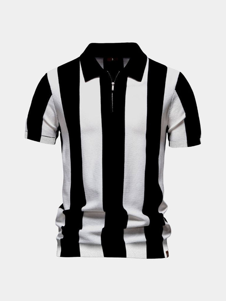 Bo™ | Polo Listrado Marinho