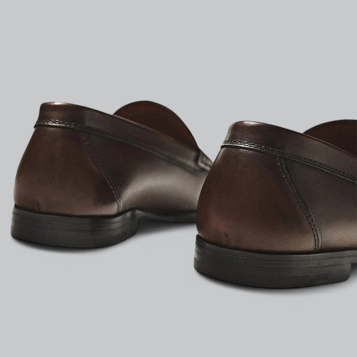 Chic Læder Penny Loafers