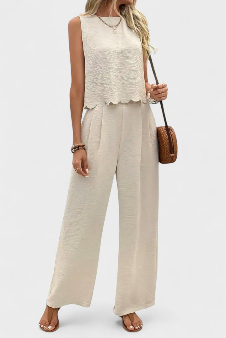 Clara | Conjunto Sem Mangas