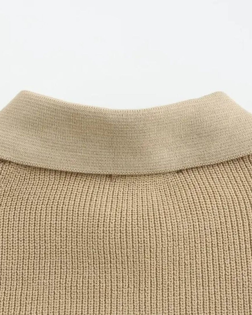 David™ | Pullover Polo com Zíper