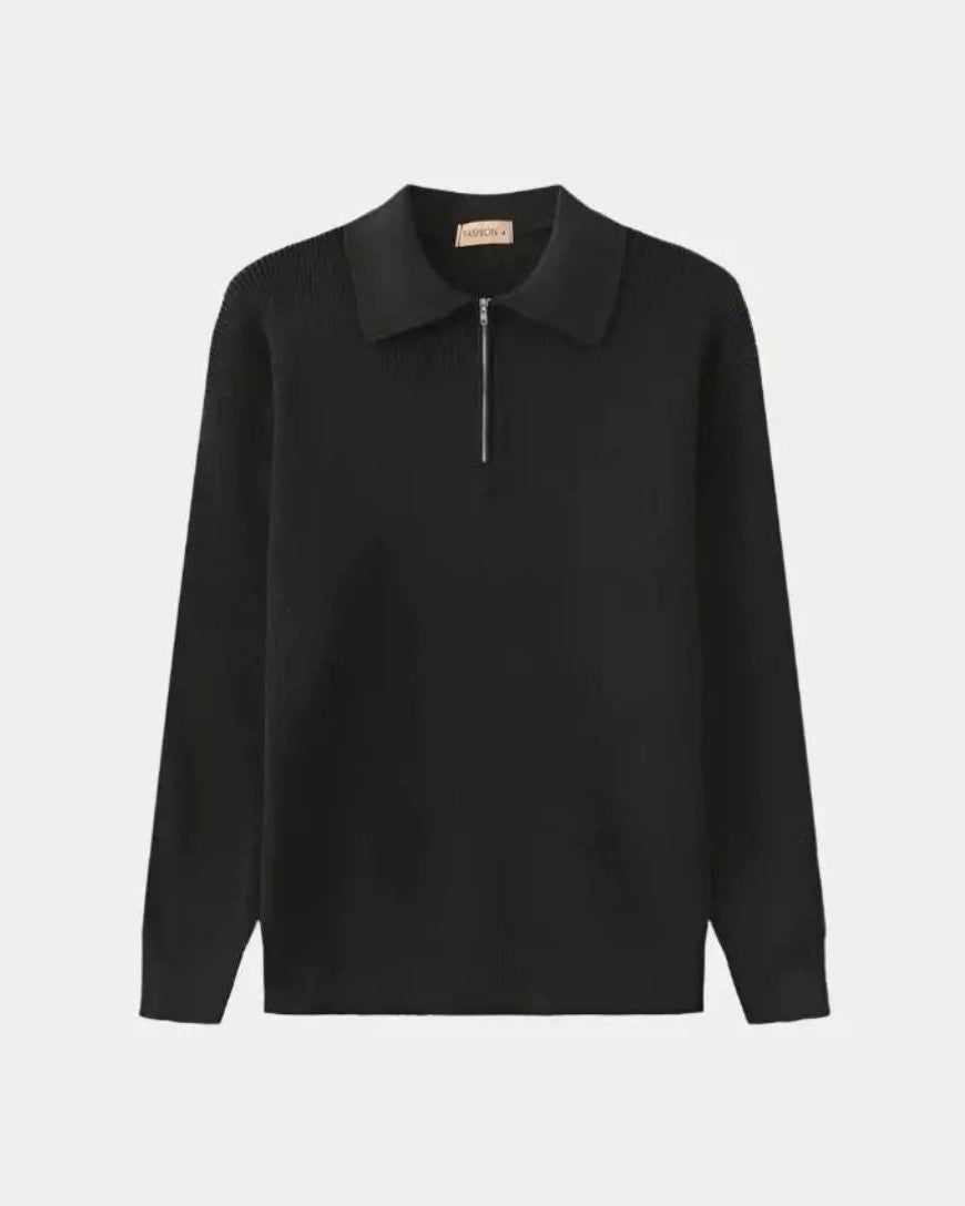 David™ | Pullover Polo com Zíper