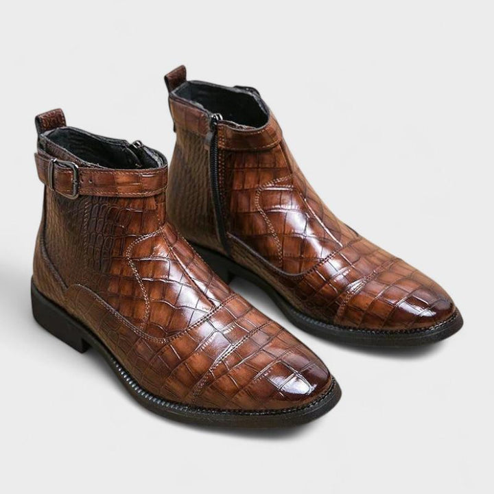 Dylan™ | Botas com fivela em couro sintético