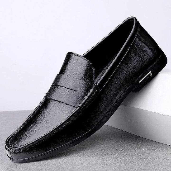 Elegantes Loafers de Couro Premium