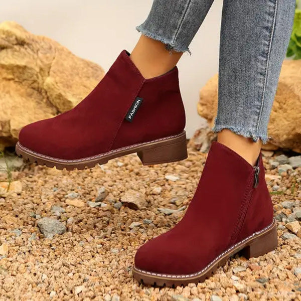 Emilia™ | Botas de inverno clássicas com salto baixo