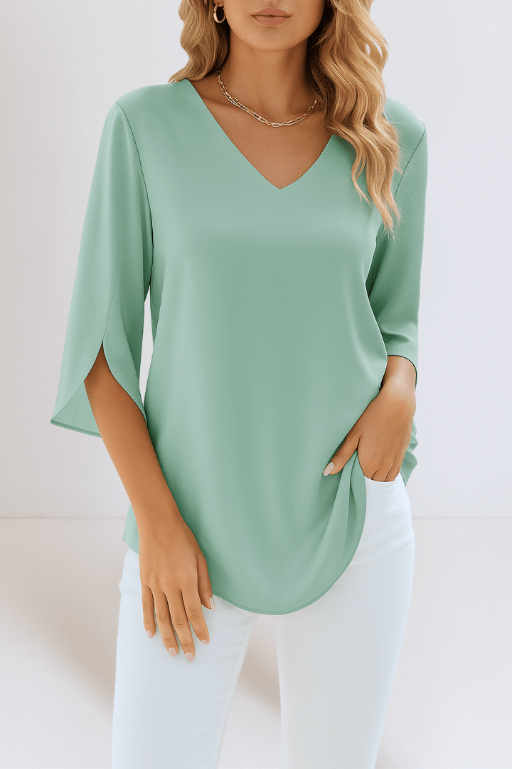 Emilie | Blusa de Decote em V