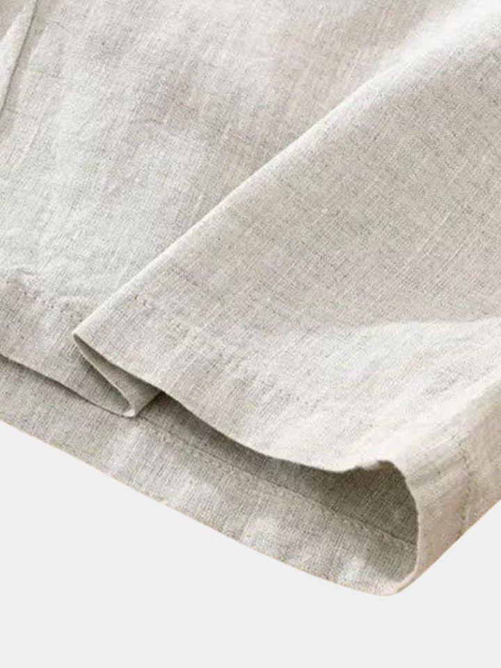 Felix™ | Calções de Linho Azul Horizonte