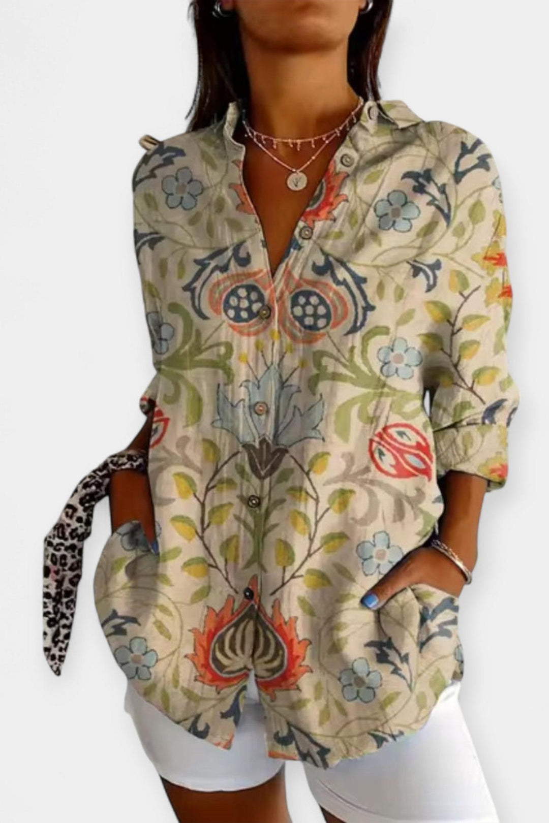 Frida | Camisa com estampa floral