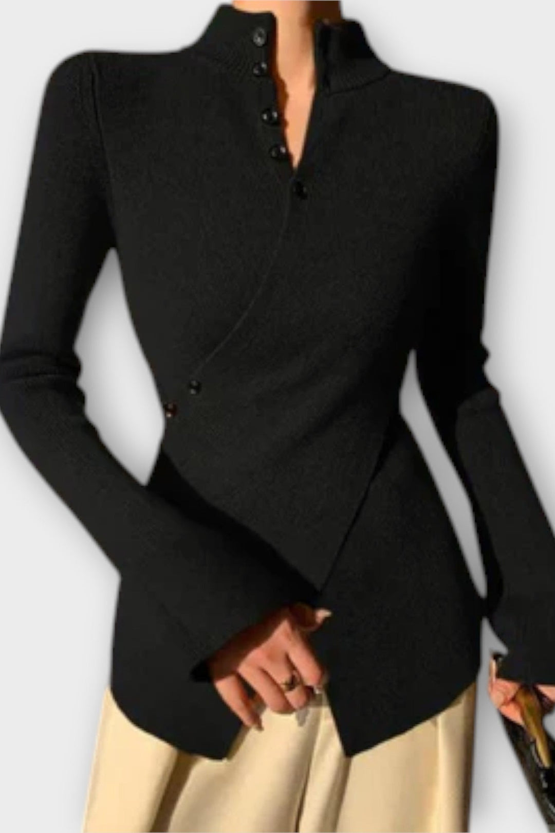 Gry | Sweater preta de malha