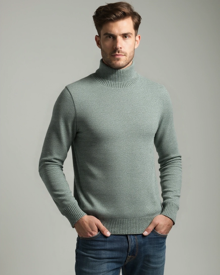 Henrik™ | Pullover de Gola Alta