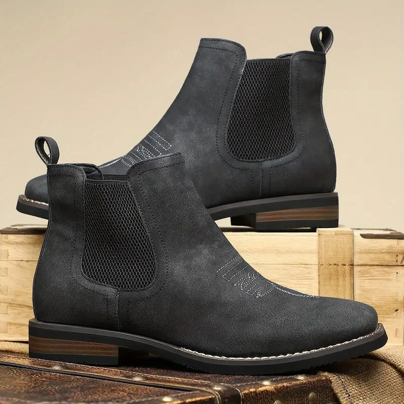 Henrik™ | Botas de couro clássicas para homens