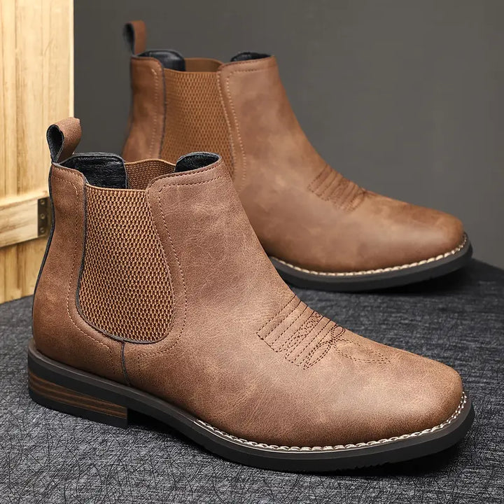Henrik™ | Botas de couro clássicas para homens