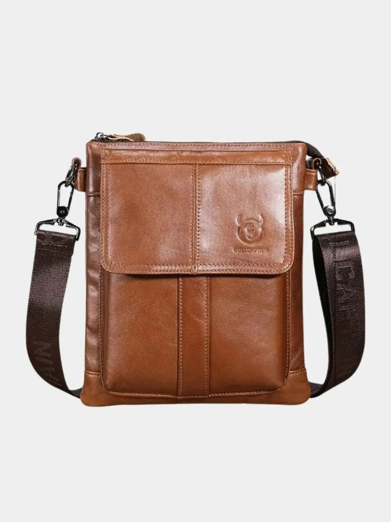 Henrik™ | Bolsa de Ombro Vintage em Couro