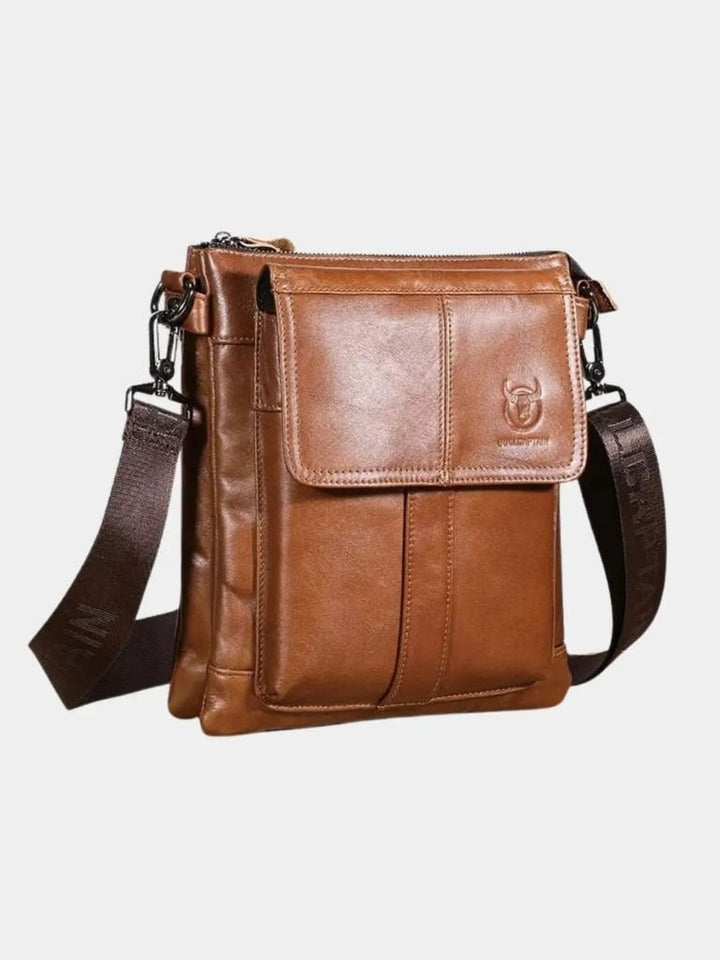 Henrik™ | Bolsa de Ombro Vintage em Couro