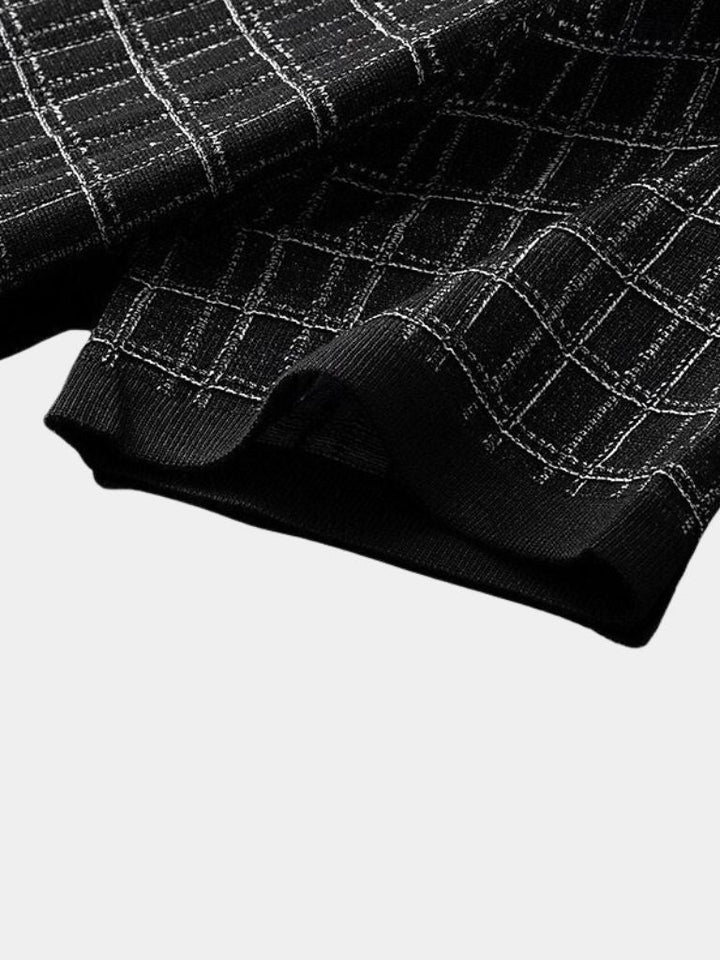 Holger™ | Pólo de Malha Clássica Preta