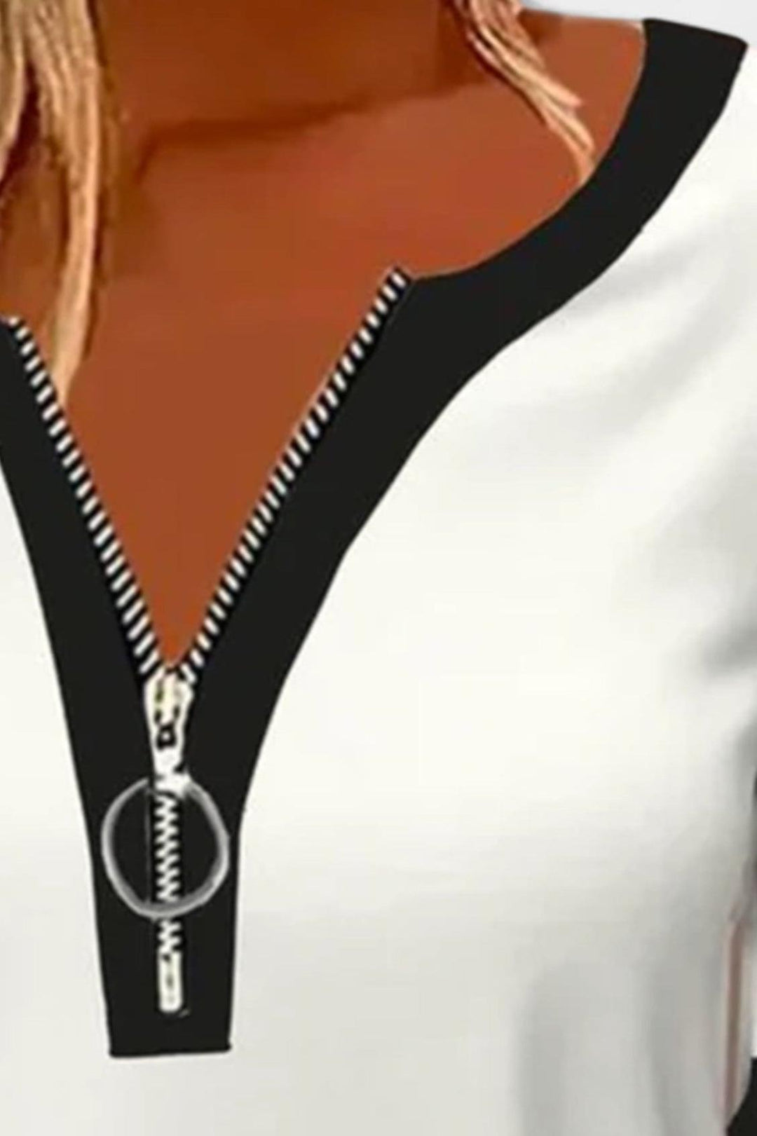 Ida | Camisola de Manga Longa com Zíper