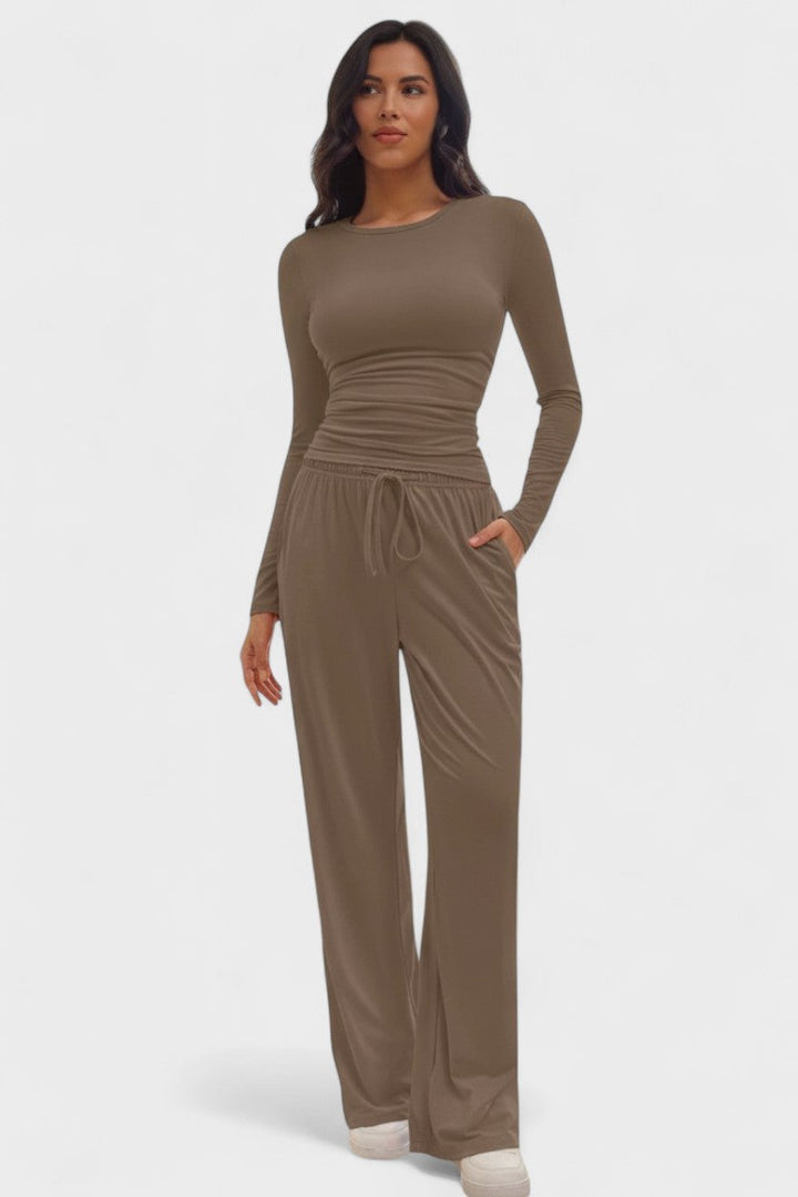 Jana™ | Conjunto solto com mangas longas