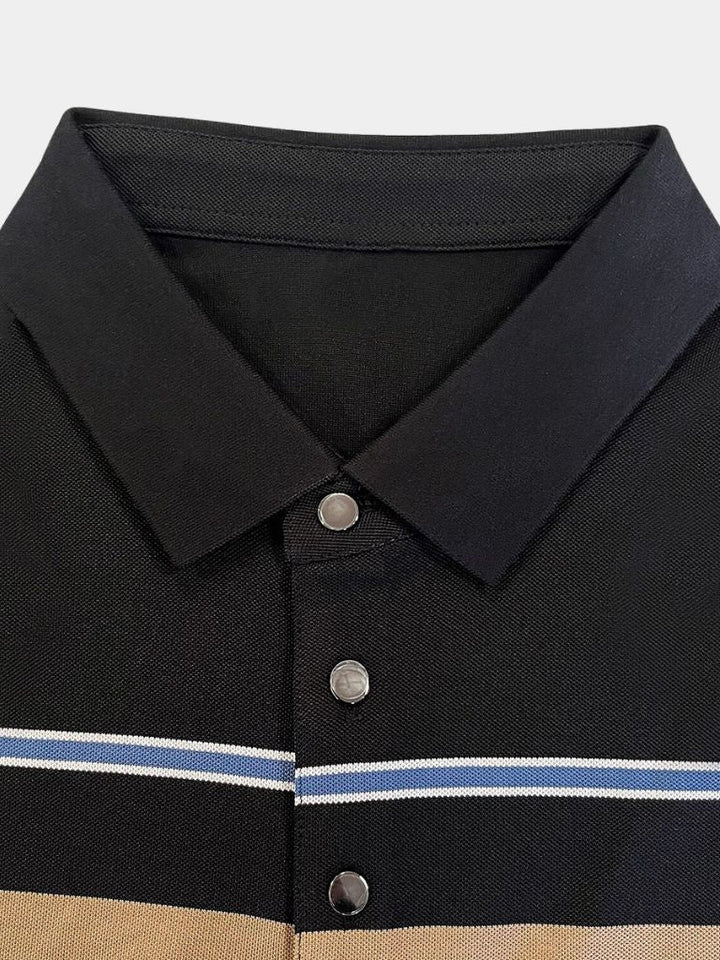 Kasper™ | Polo Listrada do Pôr do Sol