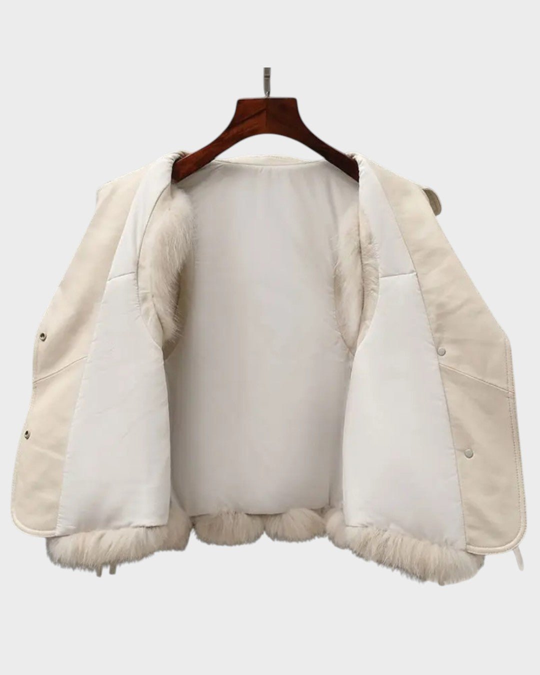 Katrine | Colete de pele elegante