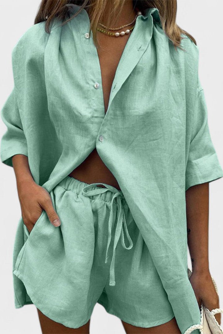 Kirstine | Conjunto de Manga Longa