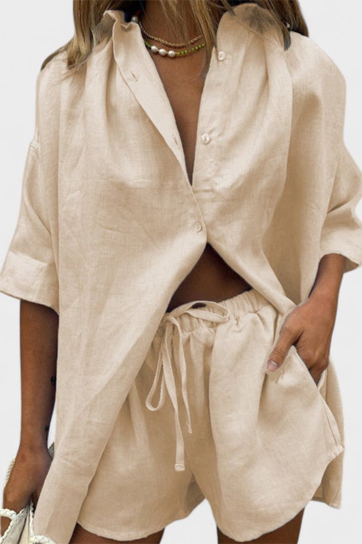 Kirstine | Conjunto de Manga Longa