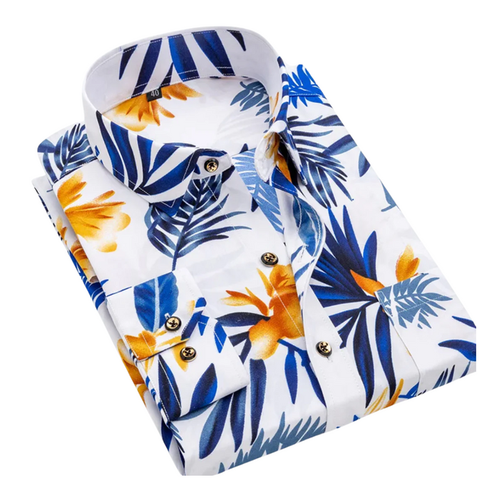 Klaas™ | Camisa com Estampa Náutica