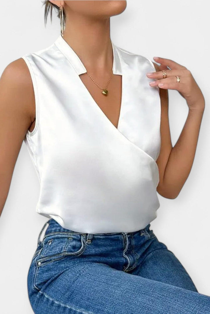 Laura | Top sem mangas