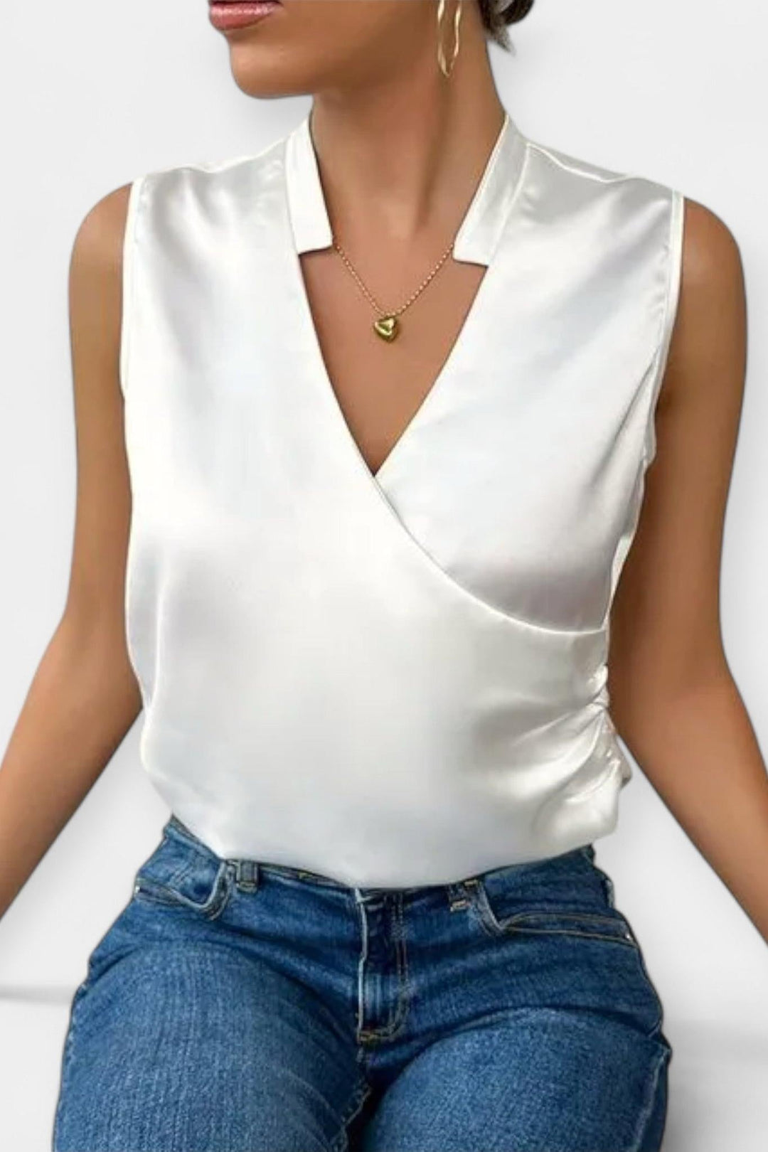 Laura | Top sem mangas