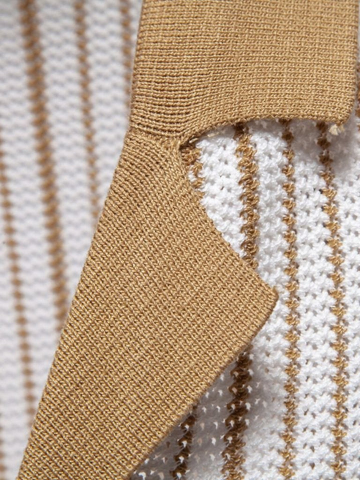 Laurits™ | Polo de Malha Listrada