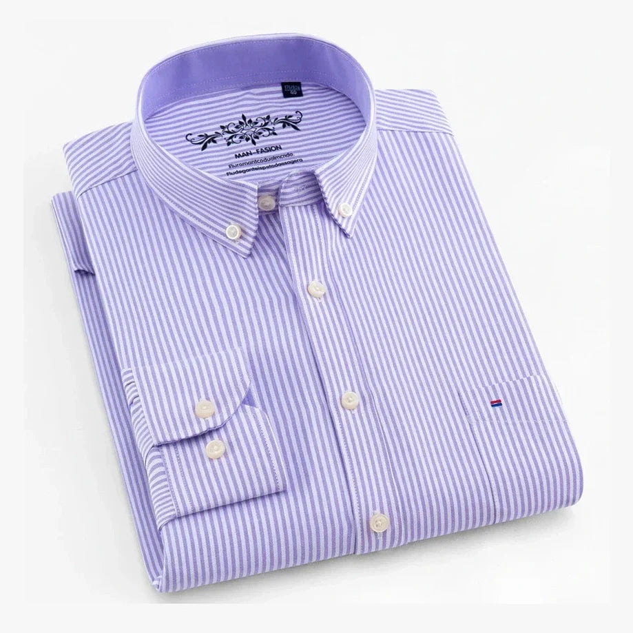 Liam™ | Camisa de Algodão Elegante