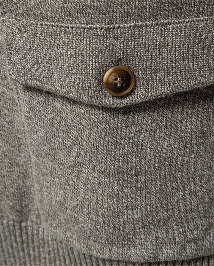 Mads™ | Sweater de Algodão Tricotada