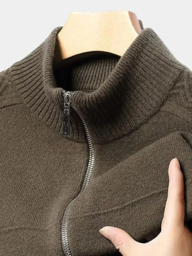 Magnus™ | Sweater de Cashmere com Zíper