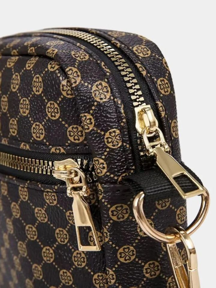 Magnus™ | Mini Bolsa com Padrão Vintage