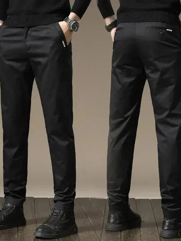 Malthe™ | Calças Básicas Retas