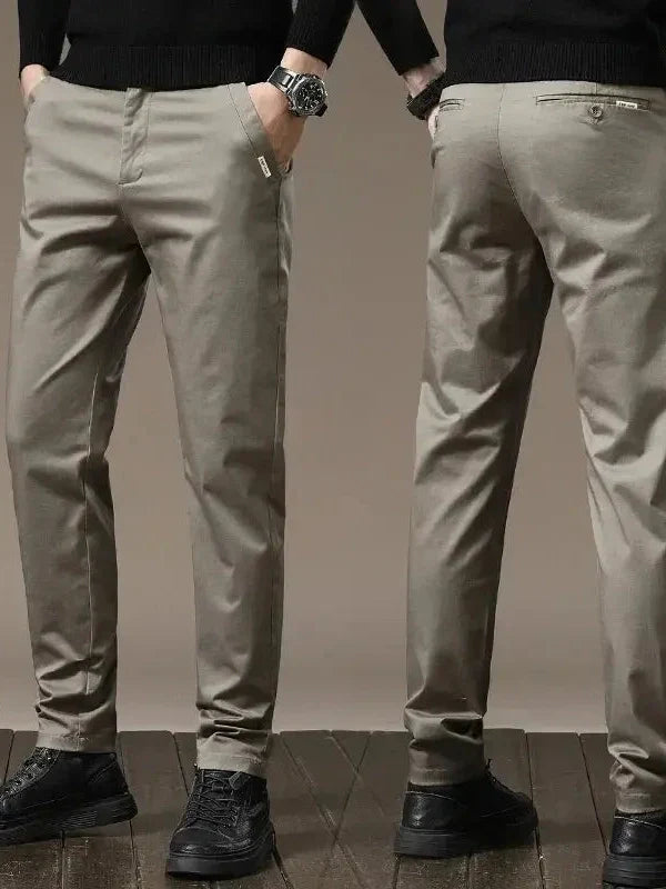 Malthe™ | Calças Básicas Retas