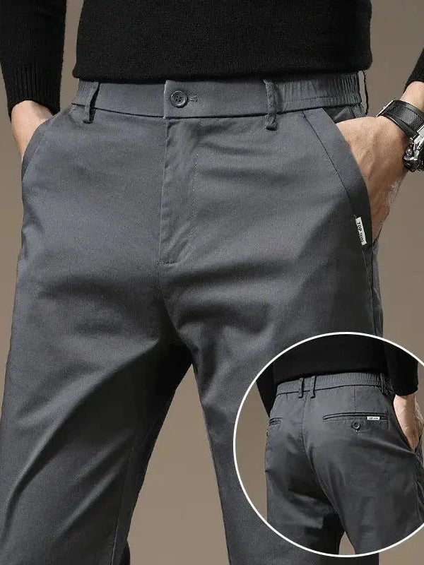 Malthe™ | Calças Básicas Retas