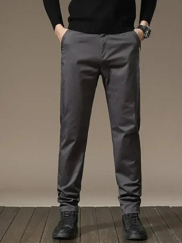 Malthe™ | Calças Básicas Retas