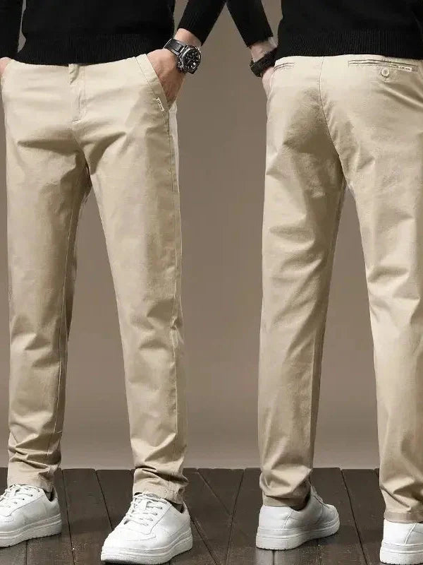 Malthe™ | Calças Básicas Retas