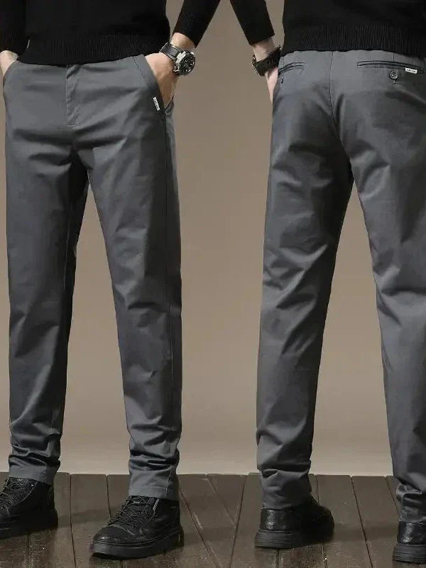 Malthe™ | Calças Básicas Retas