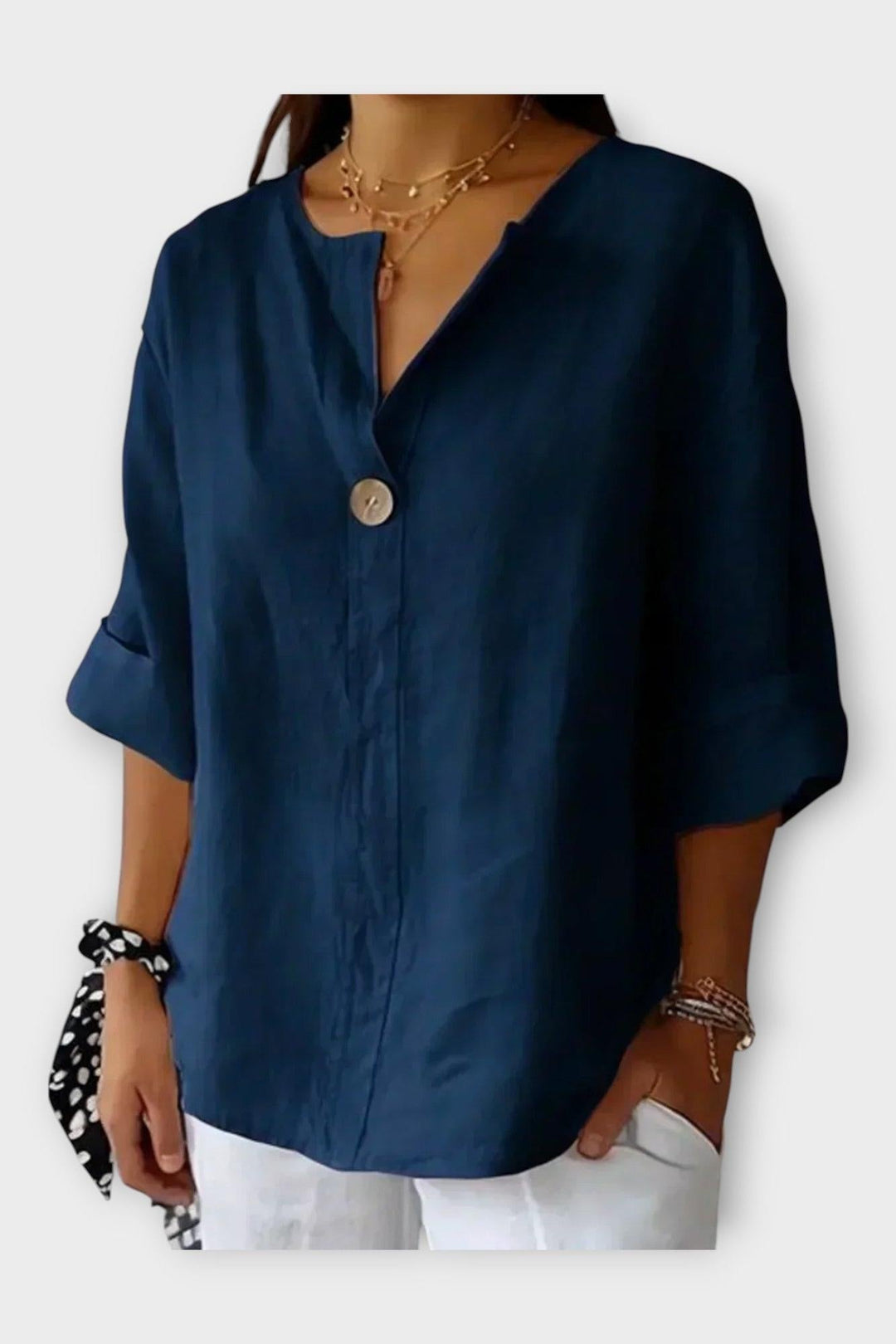 Marie | Camisa de gola em V