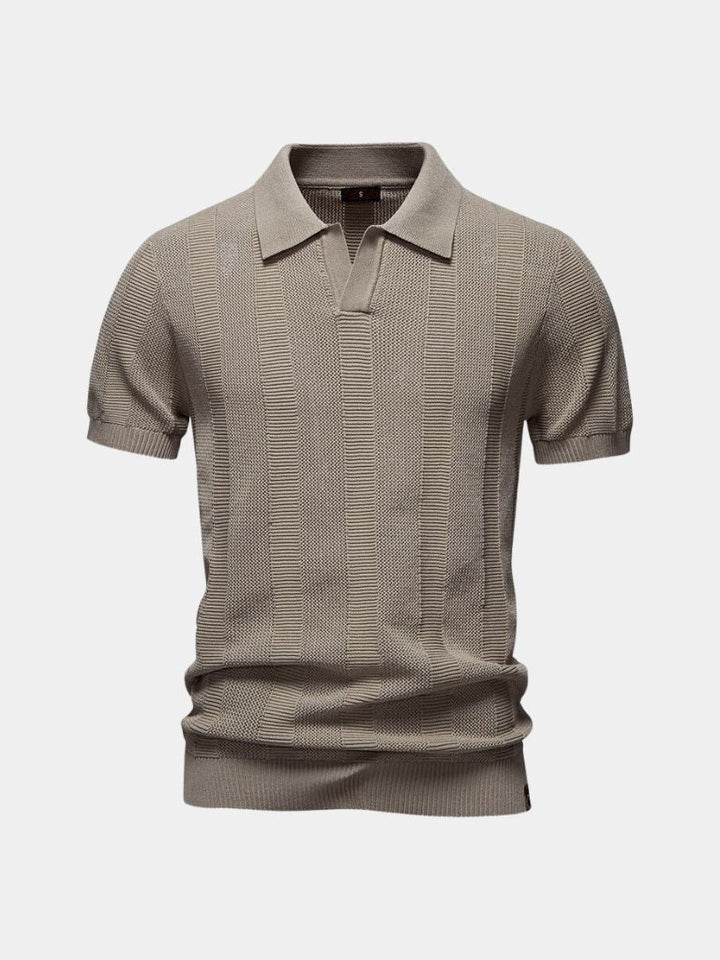 Mikael™ | Polo Beige Antigo